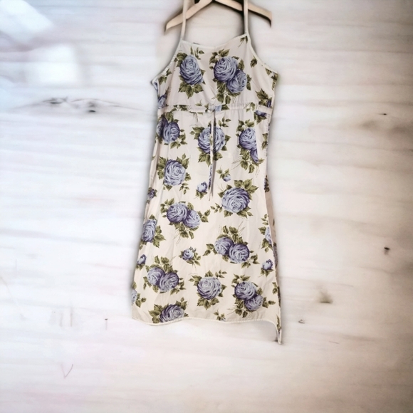 Kate Spade blue rose print dress - Picture 2 of 5